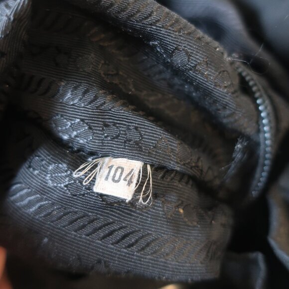 Womens Prada Milano 104 Black Nylon Shoulder Backpack Designer Handbag - Picture 13 of 14
